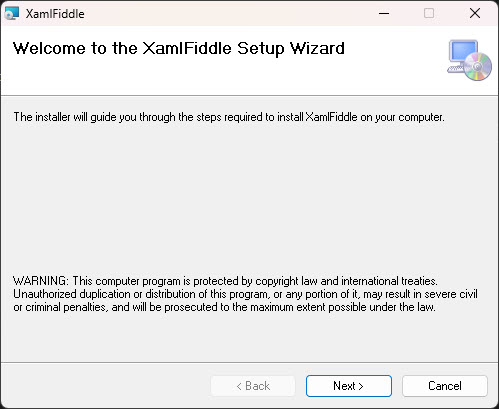 Installation Dialog